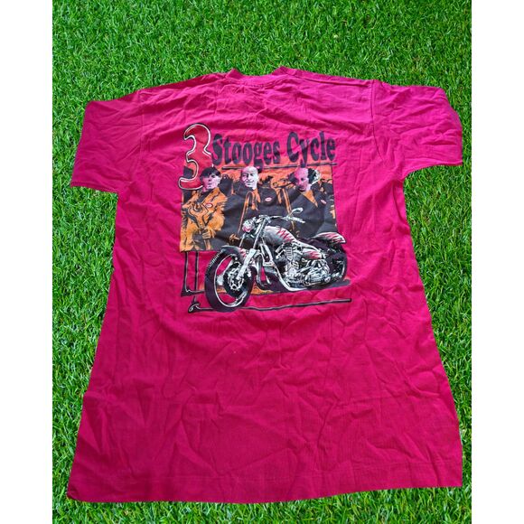 3 Stooges Cycle Tee Shirt - Picture 2 of 5